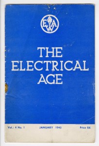 Front cover of The Electrical Age dated January 1943