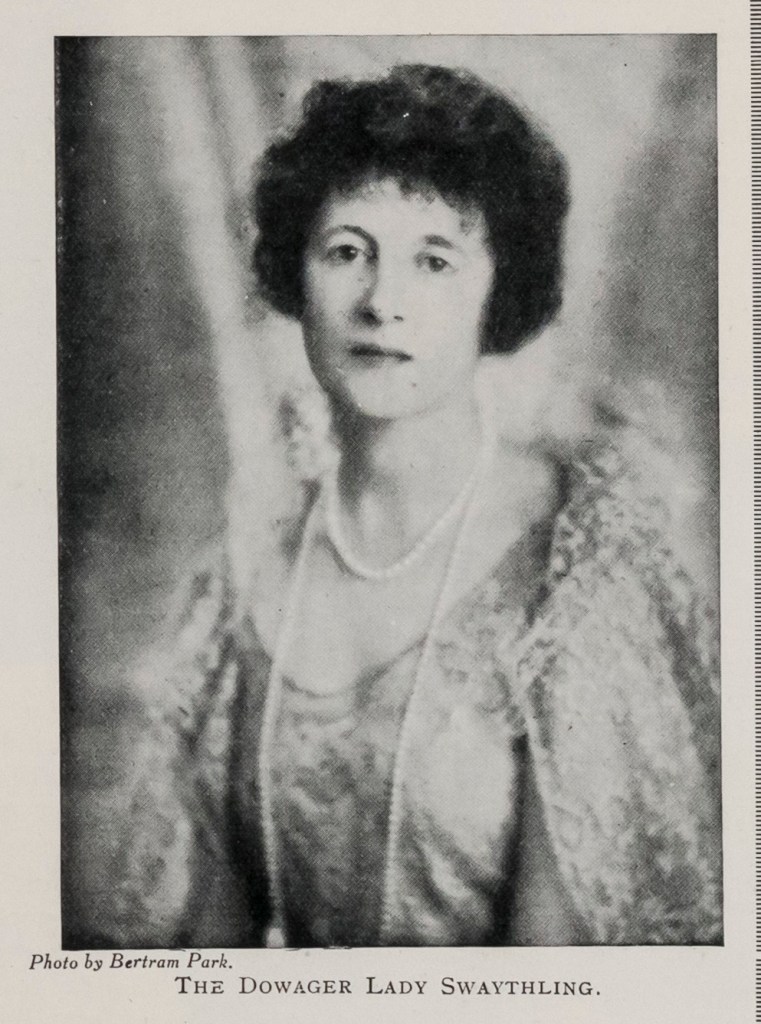 Black and white photograph of Lady Swaythling attributed to Bertram Park