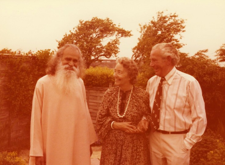 Group photograph in garden