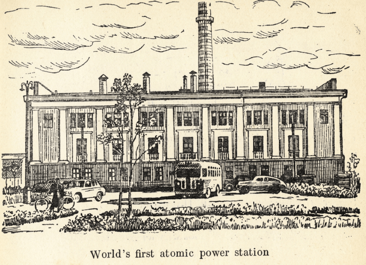 Sketch of the first Soviet Nuclear Power Station.