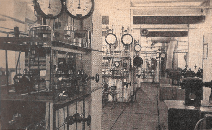 The pump house at the reactor.